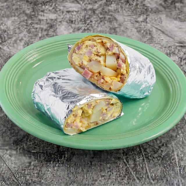 Ham and Egg Burrito.
