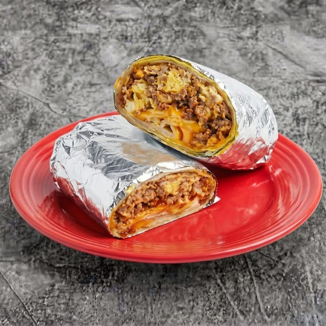 Chorizo and Egg Burrito.