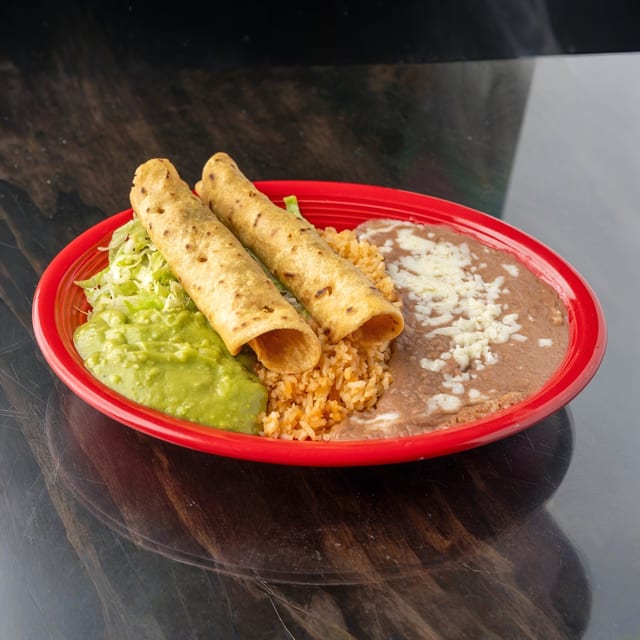 Taquitos with Guacamole Combo.