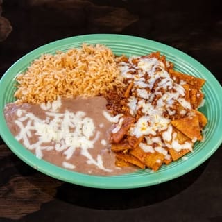 Chilaquiles Con Chorizo Plate